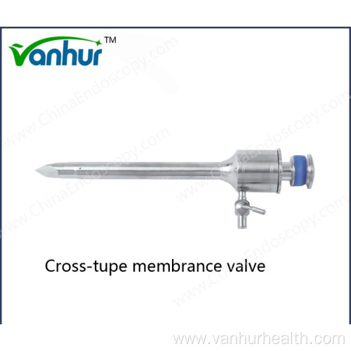 Reusable 10.5mm Laparoscopic Cross-Type Membrance Trocar